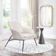 Zuo® Modern Manuel Beige Accent Chair-4