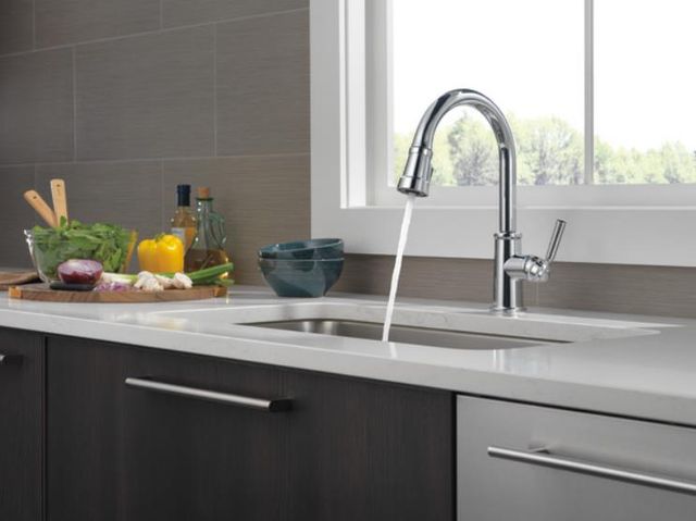 Peerless Westchester® Chrome Single Handle Pull-Down Kitchen Faucet-3