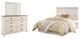 Signature Design by Ashley® Willowton 3-Piece Whitewash Queen or Full Panel Headboard Bedroom Set-0