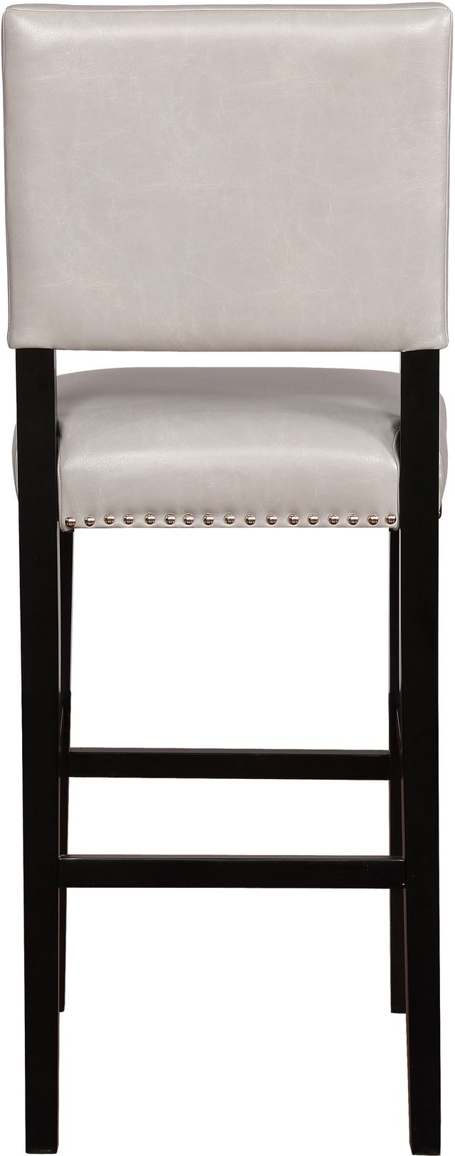 Linon Brook Black/Dove Gray Bar Stool-1