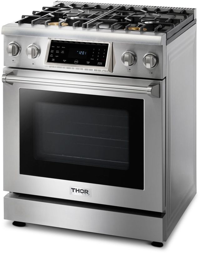 Thor Kitchen® Professional 30" Stainless Steel Freestanding Gas Range-2