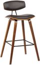 Armen Living Fox Brown/Walnut Counter Stool-0