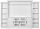 Parker House® Shoreham 4-Piece Effortless White Entertainment Wall-1