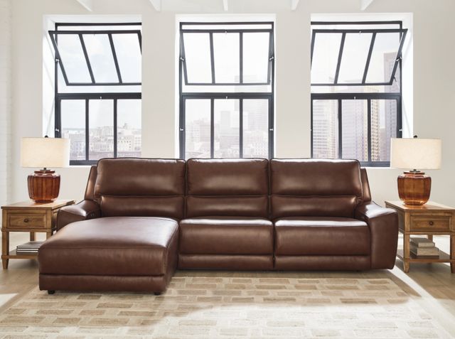 Signature Design by Ashley® DeepWakes 3-Piece Canyon Power Reclining Left-Arm Facing Sofa and Chaise-1