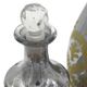 A & B Home 3-Piece Gold/Silver Decanter Set-5