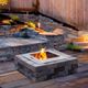Breeo® Zentro® 24" Stainless Steel Square Fire Pit Insert-3