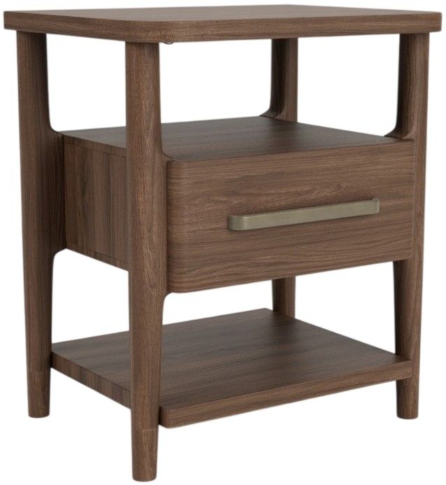 Riverside Furniture Delia Walnut Accent Nightstand-0