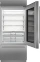 Sub-Zero® Classic Series 36" 20.8 Cu. Ft. Stainless Steel Built-In Bottom Freezer Refrigerator-2