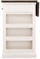 YHD Logan White 57" Kitchen Island-3