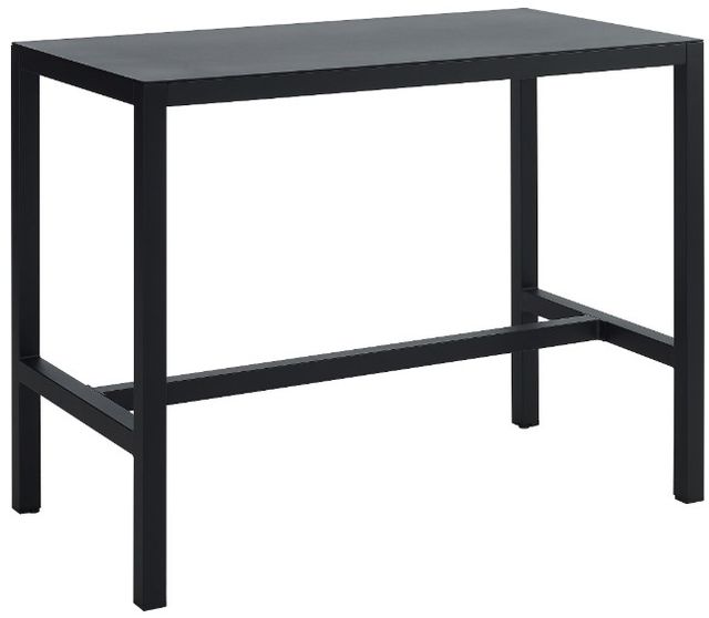 Linon Alora Black Aluminum Dining Table-0