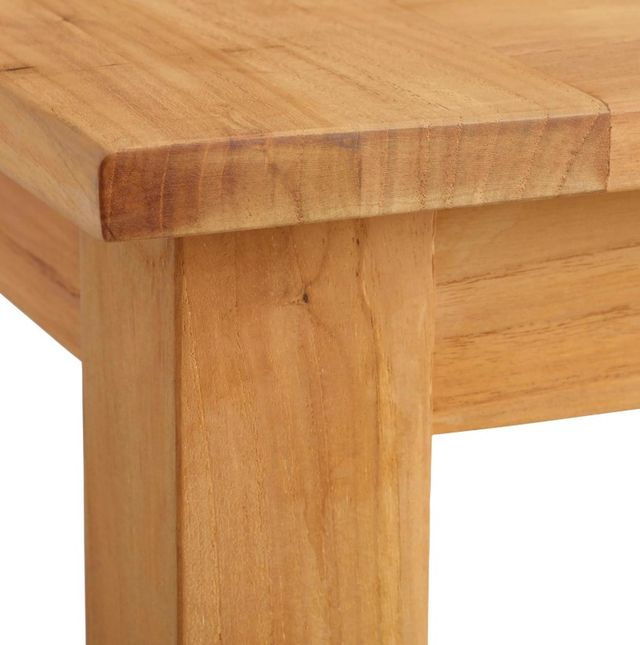 Linon Cannon Natural Teak Wooden Outdoor Side Table-3