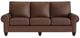 Bassett® Furniture Customizable Benchmade Premier Leather Large Panel Arm Sofa-1