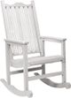 C.R. Plastic Generation Line White Porch Rocker-0