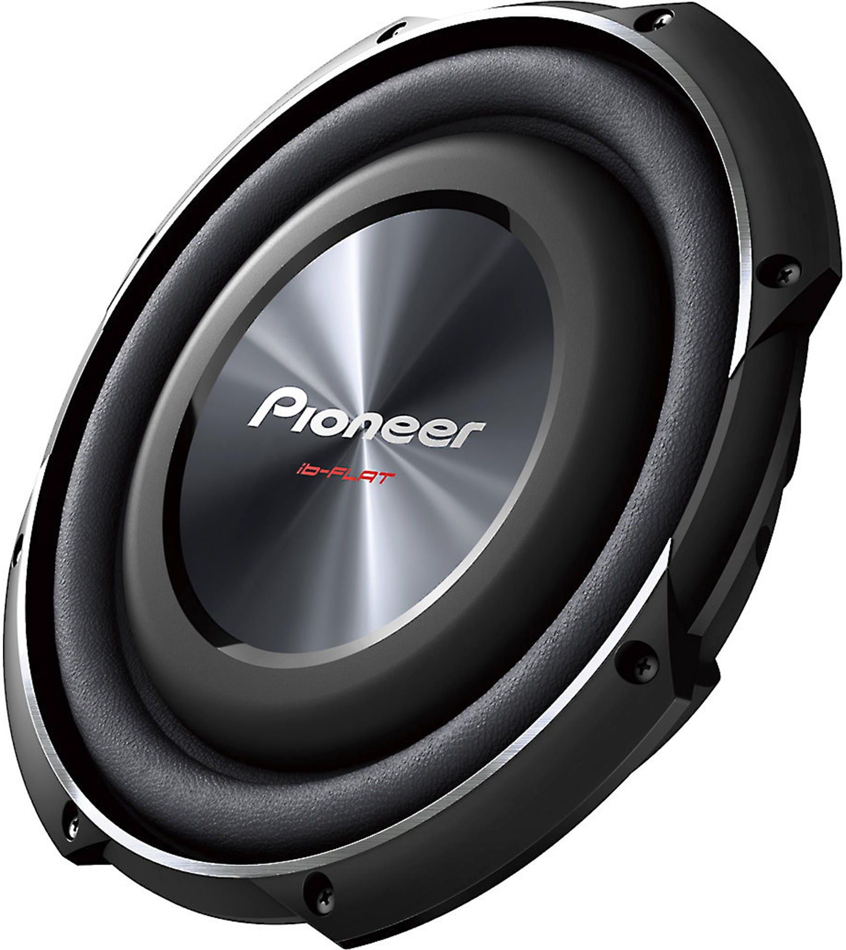 PIONEER TS-A2500LS4 1200ワット 10インチ 浅いマウント 4オーム SVC サブウーファー : パイオニア Aシリーズ TS-A2500LS4 10インチ サブ