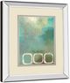 Classy Living Laurie Maitland Retro In Aqua And Khaki Il Mirror Framed Wall Art-3