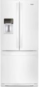 Whirlpool® 30" 19.7 Cu. Ft. White French Door Refrigerator-0
