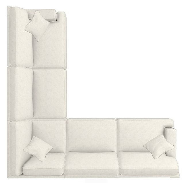La-Z-Boy® Paxton 5-Piece Parchment Sectional-3