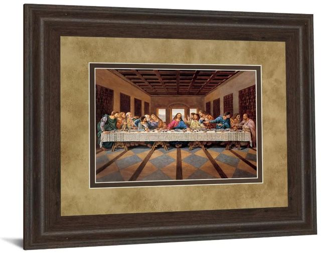 Classy Art Last Supper Framed Print Wall Art-0