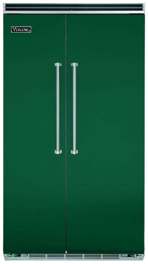 Viking® 5 Series 42 in. 25.3 Cu. Ft. Ivy Built In Side-by-Side Refrigerator
