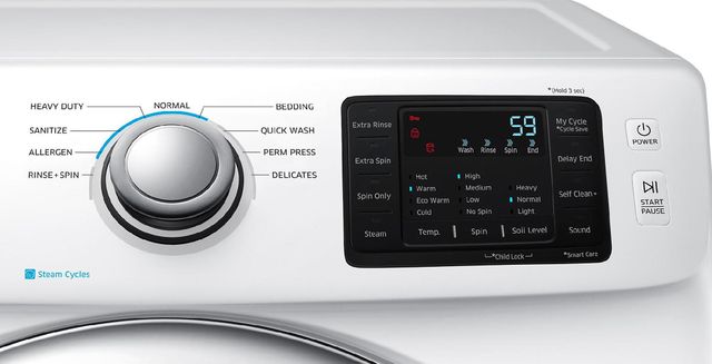 Samsung 4.2 Cu. Ft. White Front Load Washer-1