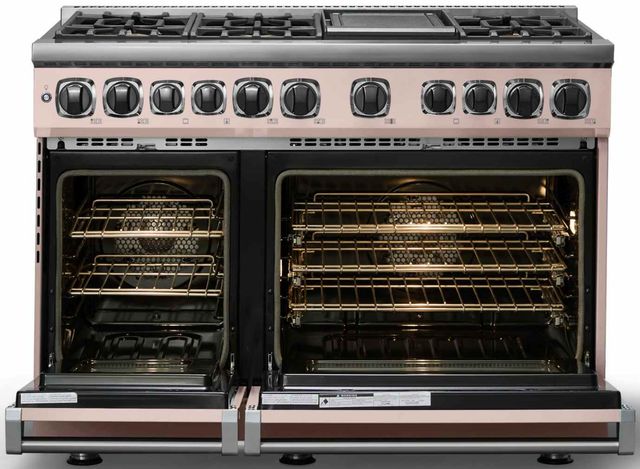Viking® 7 Series 48" Blush Pro Style Dual Fuel Range-1