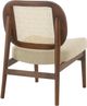 Coaster® Rayo Walnut Accent Chair with Padded Seat-5