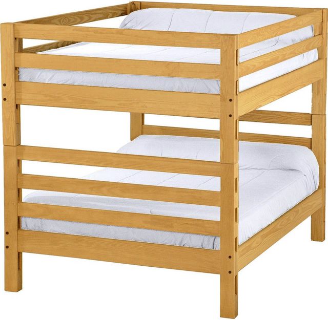 Crate Designs™ Furniture Classic Full XL/Full XL Ladder End Bunk Bed-0