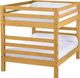 Crate Designs™ Furniture Classic Full XL/Full XL Ladder End Bunk Bed-0