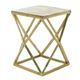 Accent Decor Amina Gold Accent Table-0