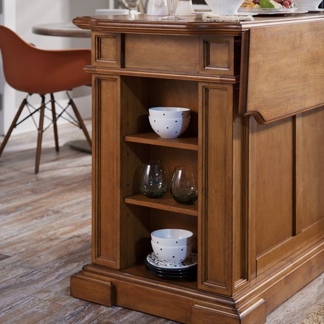 homestyles® Americana Brown Kitchen Island-3