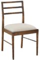 Bassett® Furniture Origins Phelps Sable Dining Chair with Cream Upholstered Seat-0