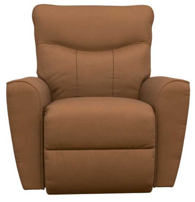 La-Z-Boy® Belmont Camel Leather Power Rocking Recliner with Headrest-1