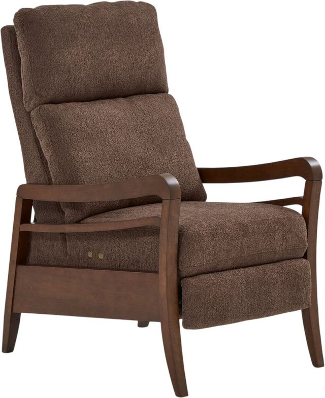 Best® Home Furnishings Customizable Field & Stream Home Ryberson Manual High Leg Recliner with Dark Walnut Legs-0