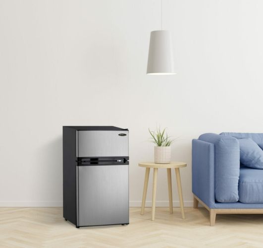 Danby® Designer Series 19" 3.1 Cu. Ft. Black Stainless Steel Compact Refrigerator-4