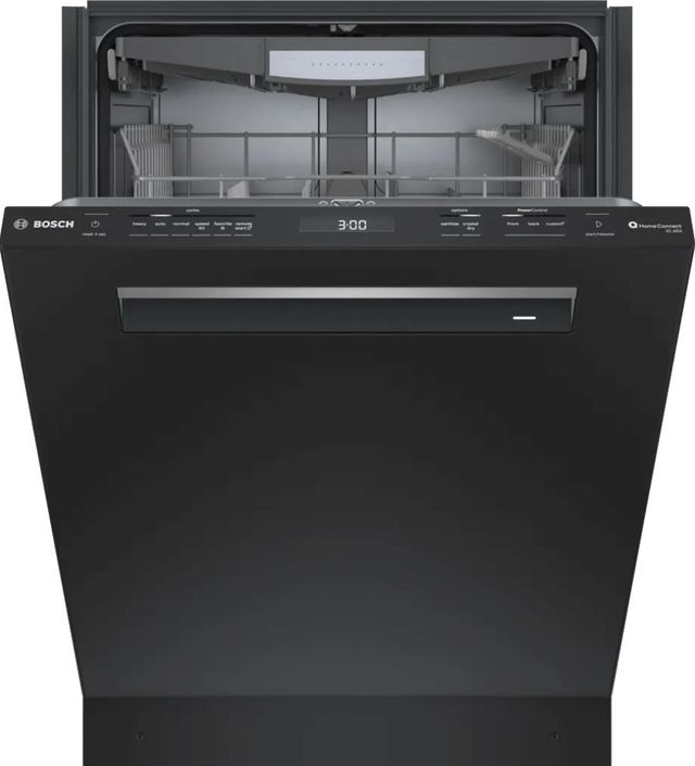 Bosch® 800 Series 24" Black Top Control Built In Dishwasher-1