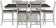 Steve Silver Co. Hyland 7-Piece Charcoal/Stone Gray Counter Dining Set-0
