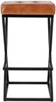 Jofran Inc. Global Archive Brooks Saddle Leather Counter Stool-2