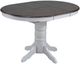 TEI St. Helen Walnut Gathering Table with Gray Base-0