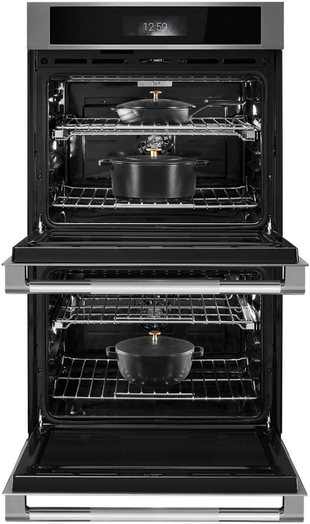 JennAir® RISE™ 30" Stainless Steel Double Electric Wall Oven with MultiMode® True Convection System-3