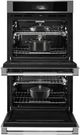 JennAir® RISE™ 30" Stainless Steel Double Electric Wall Oven with MultiMode® True Convection System-3