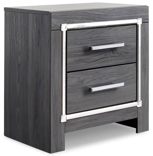 Signature Design by Ashley® Lodanna 5-Piece Gray California King or King Panel Headboard Bedroom Set-4