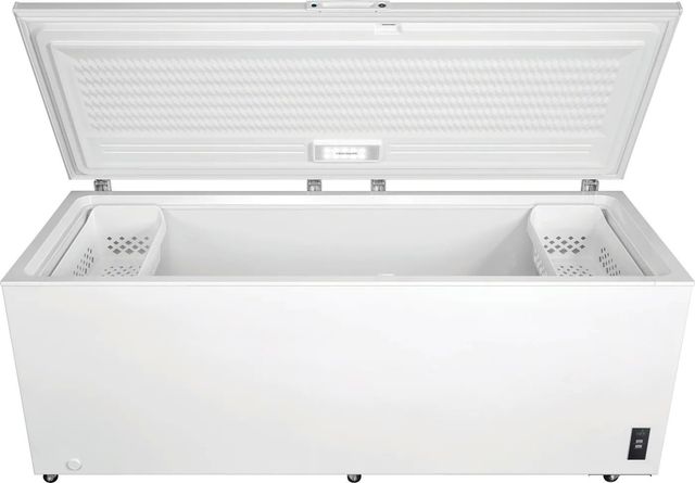 Frigidaire® 24.8 Cu. Ft. White Chest Freezer -0