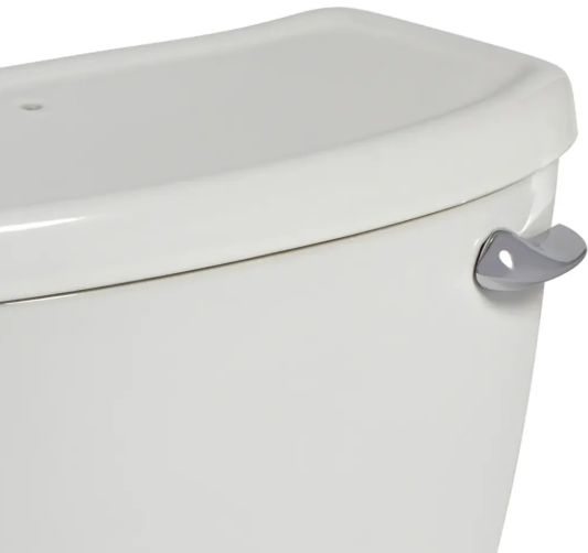 American Standard Pressure Assist White Right-Hand Trip Lever EverClean® Tank with Tank Cover Locking Device  1.1 gpf/4.2 Lpf-1