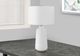 Monarch Specialties Inc. 26"H Cream Ceramic Table Lamp-4