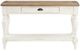 Winners Only® Augusta Rustic Brown 50" Sofa Table with White Base-1