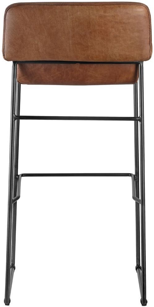 Moe's Home Collection Starlet 2 Piece Cappuccino Bar Stool-3
