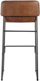 Moe's Home Collection Starlet 2 Piece Cappuccino Bar Stool-3