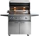 LYNX® Professional 36" 3-Burner Stainless Steel Freestanding Liquid Propane Gas Grill with 1 Trident Infrared Burner, 2 Ceramic Burners and Rotisserie-2