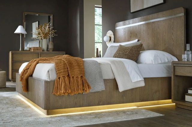 aspenhome® Liam Hearthstone Queen Panel Bed-1