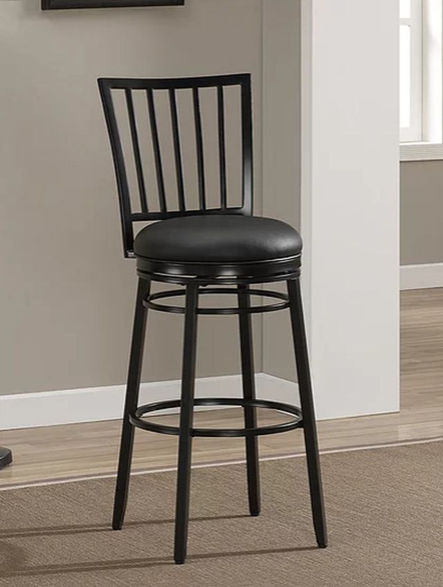 American Heritage Billiards Easton Black Counter Stool-1